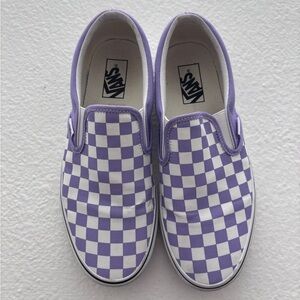 Checkered Slip-On Shoes